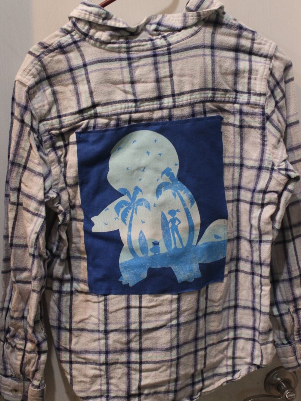 upcycled flannel